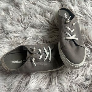 Timberland heather gray slip-ons💕